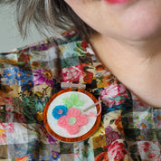 Stitched & Framed Brooch