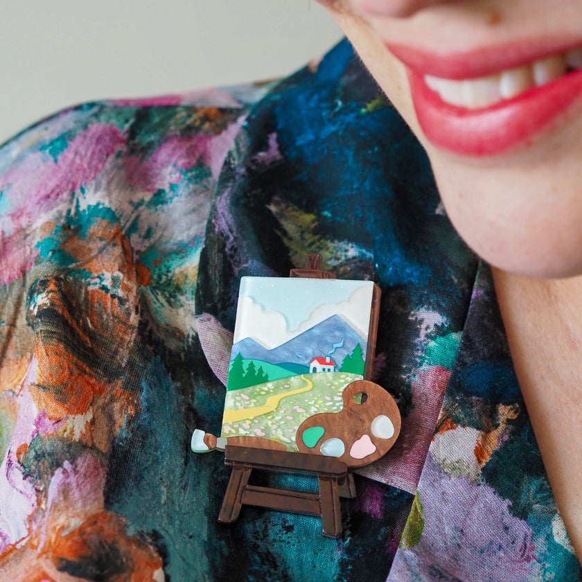 A Work in Progress Brooch