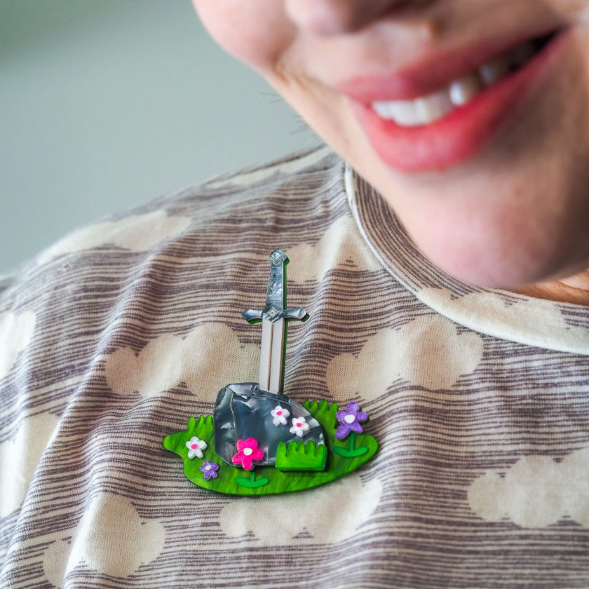 Once and Future Brooch