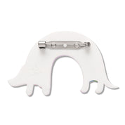Rainbow Ruff Brooch