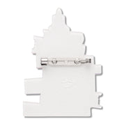 Midnight Library Brooch