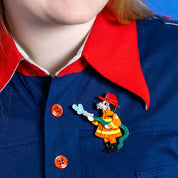 Fire Chief Spot Brooch