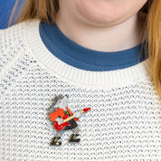 Howl Shredder Brooch