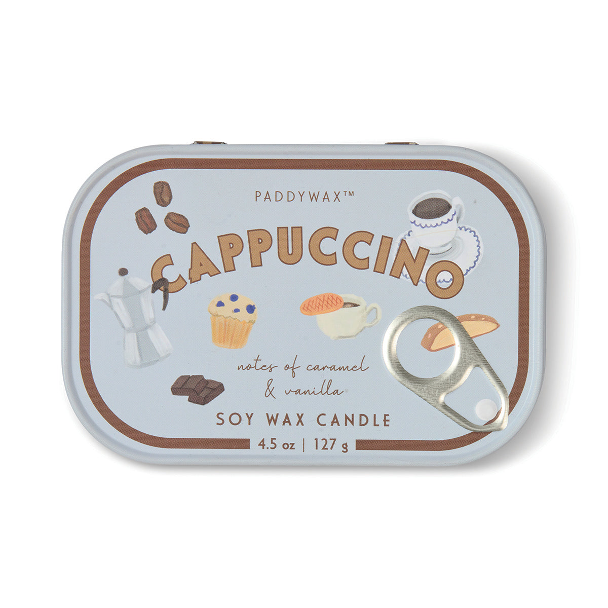 Bistro Tin Candle Cappuccino 4.5oz