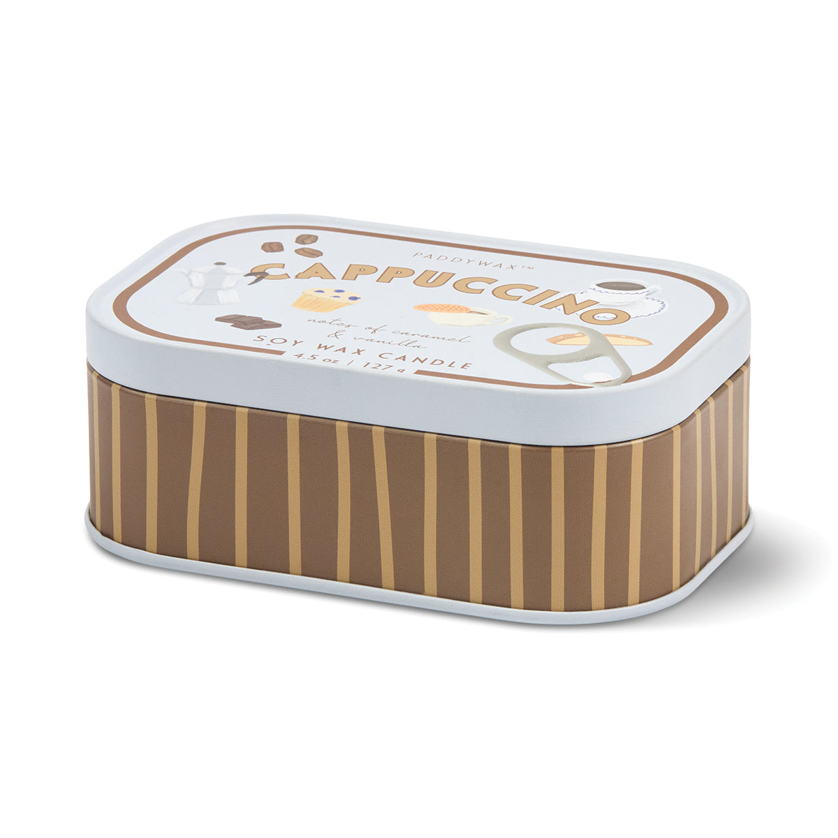 Bistro Tin Candle Cappuccino 4.5oz