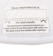 Ponytail Bucket Sun Hat White