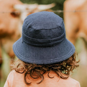 Classic Bucket Sun Hat Denim