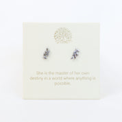 Botanical Earrings Silver