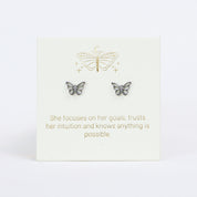 Butterfly Earrings Silver