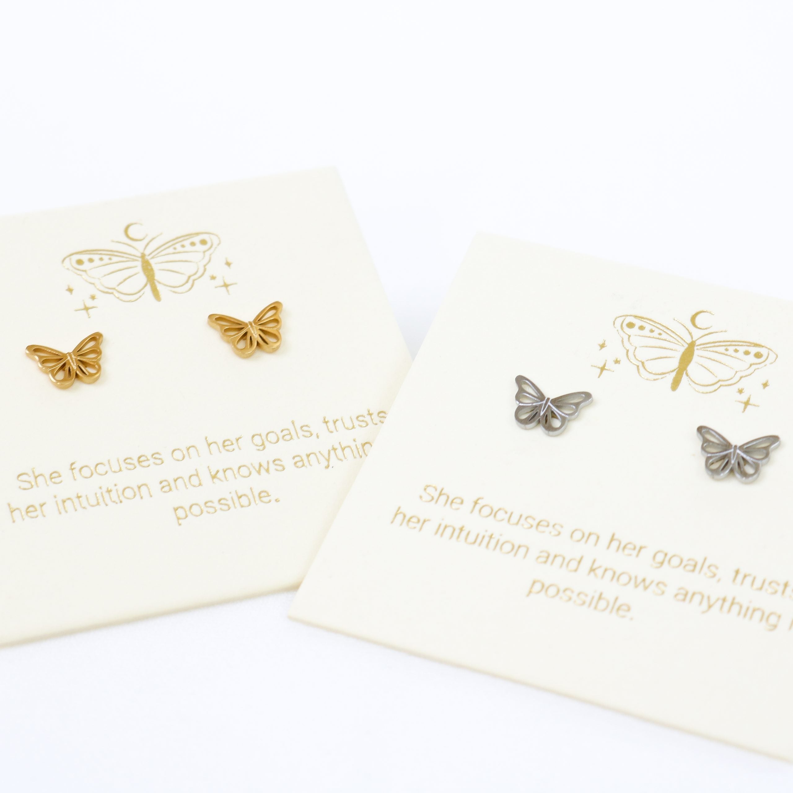 Butterfly Earrings Silver