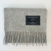 Light Grey Lambswool Scarf