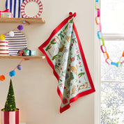 Christmas Cats Tea Towel Multi-Coloured