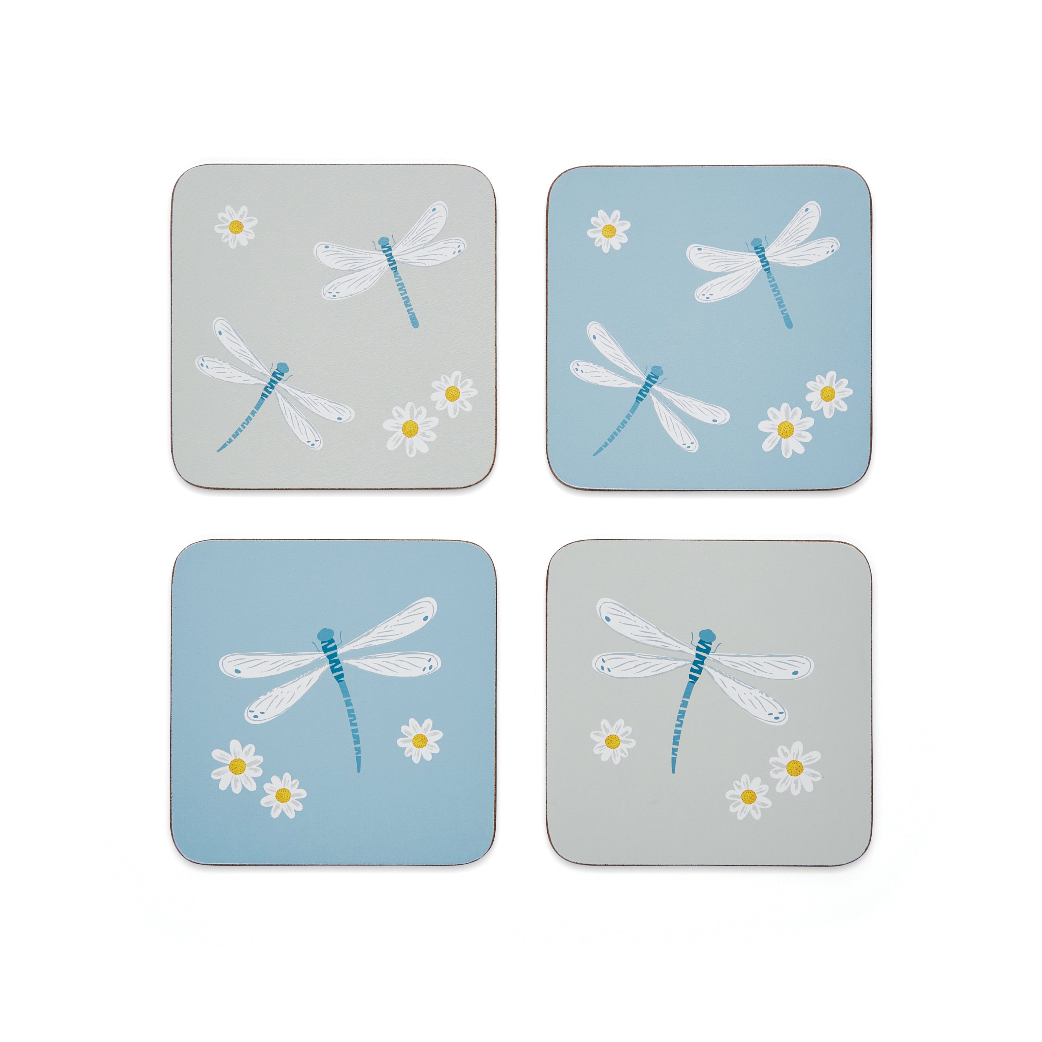 Set Of 4 Coasters English Meadow