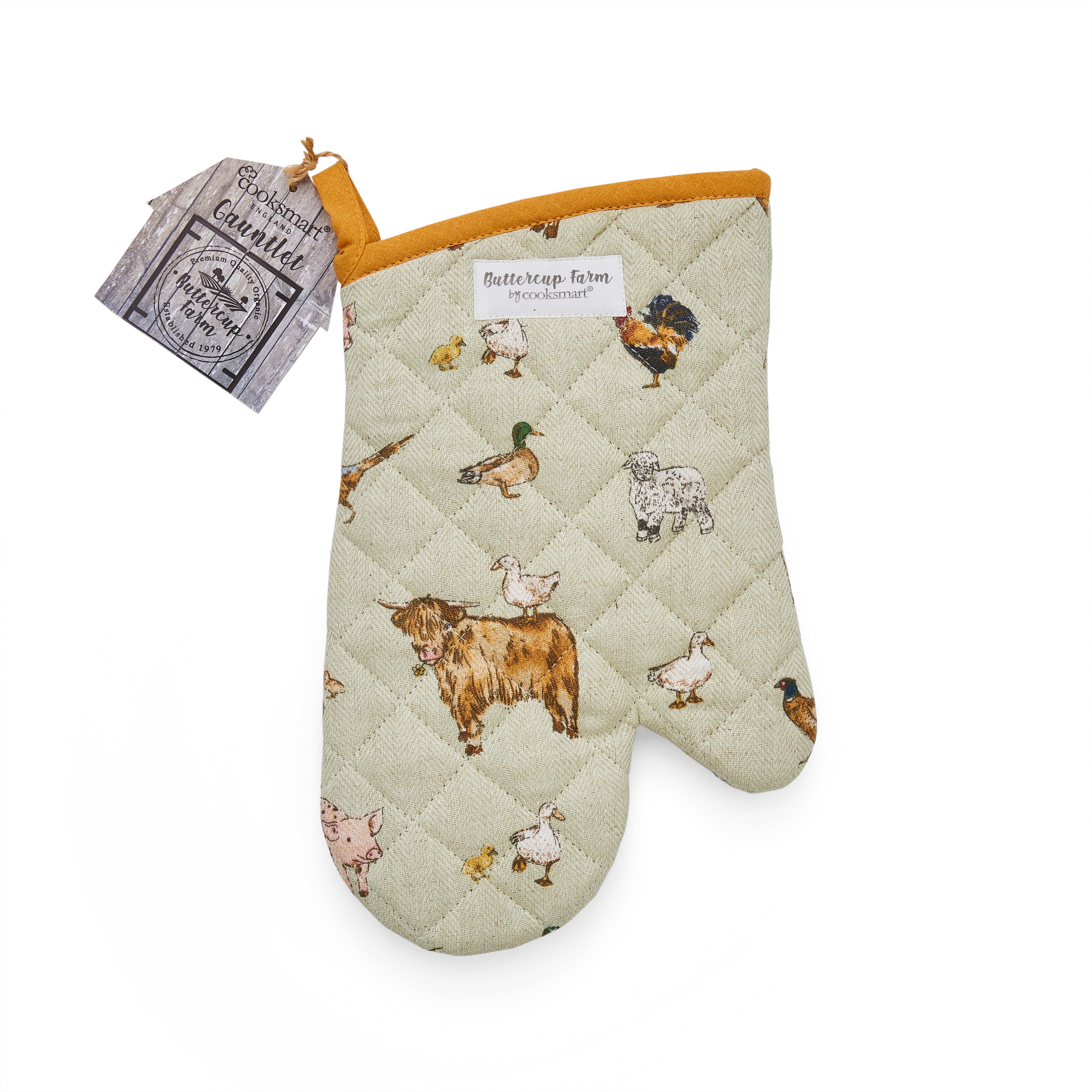 Organic Cotton Blend Oven Mitt Buttercup Farm