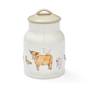 Large Ceramic Canister Buttercup Farm