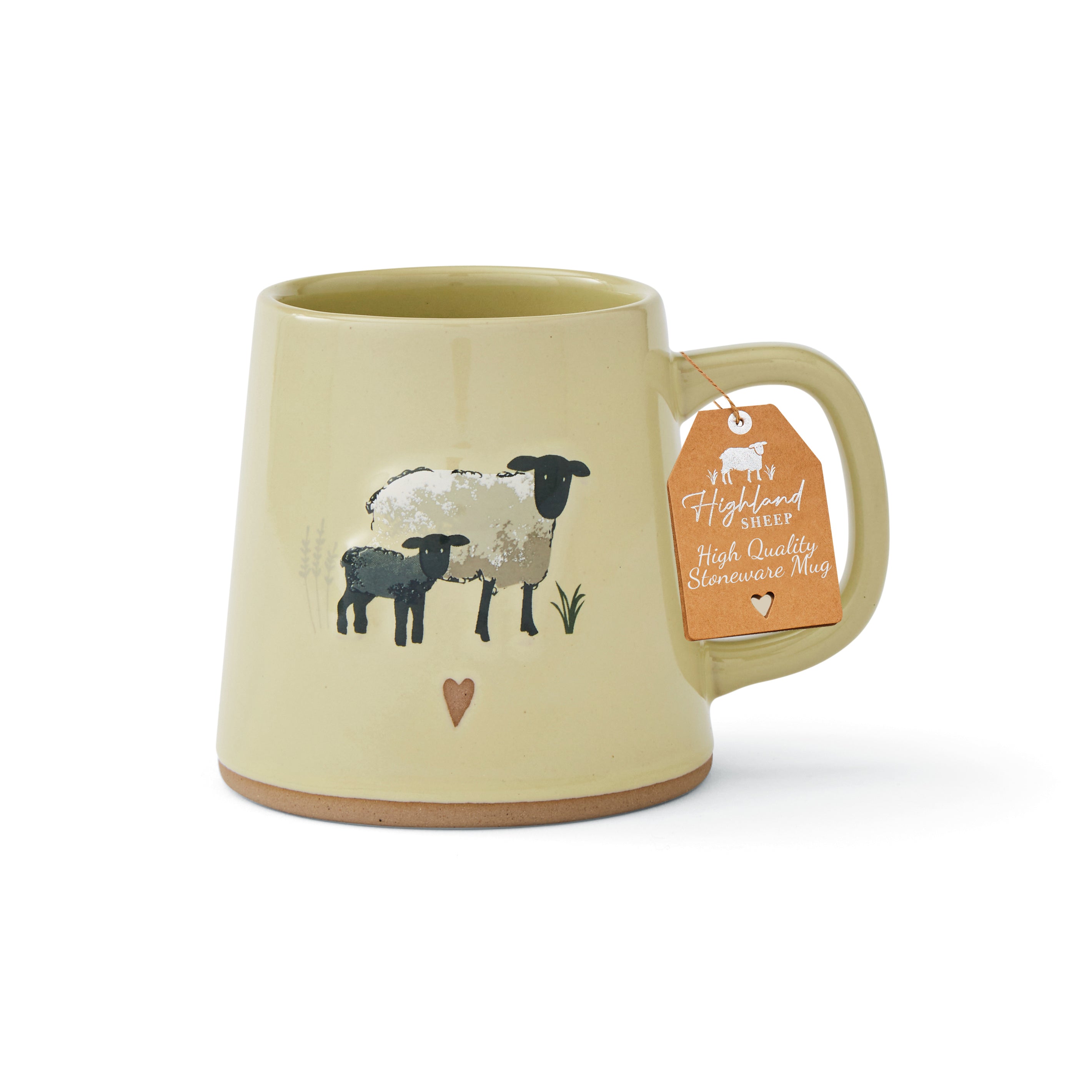 Reverse Conical Mug Highland Sheep Sage