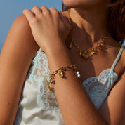 Chunky Paperclip Bracelet Gold