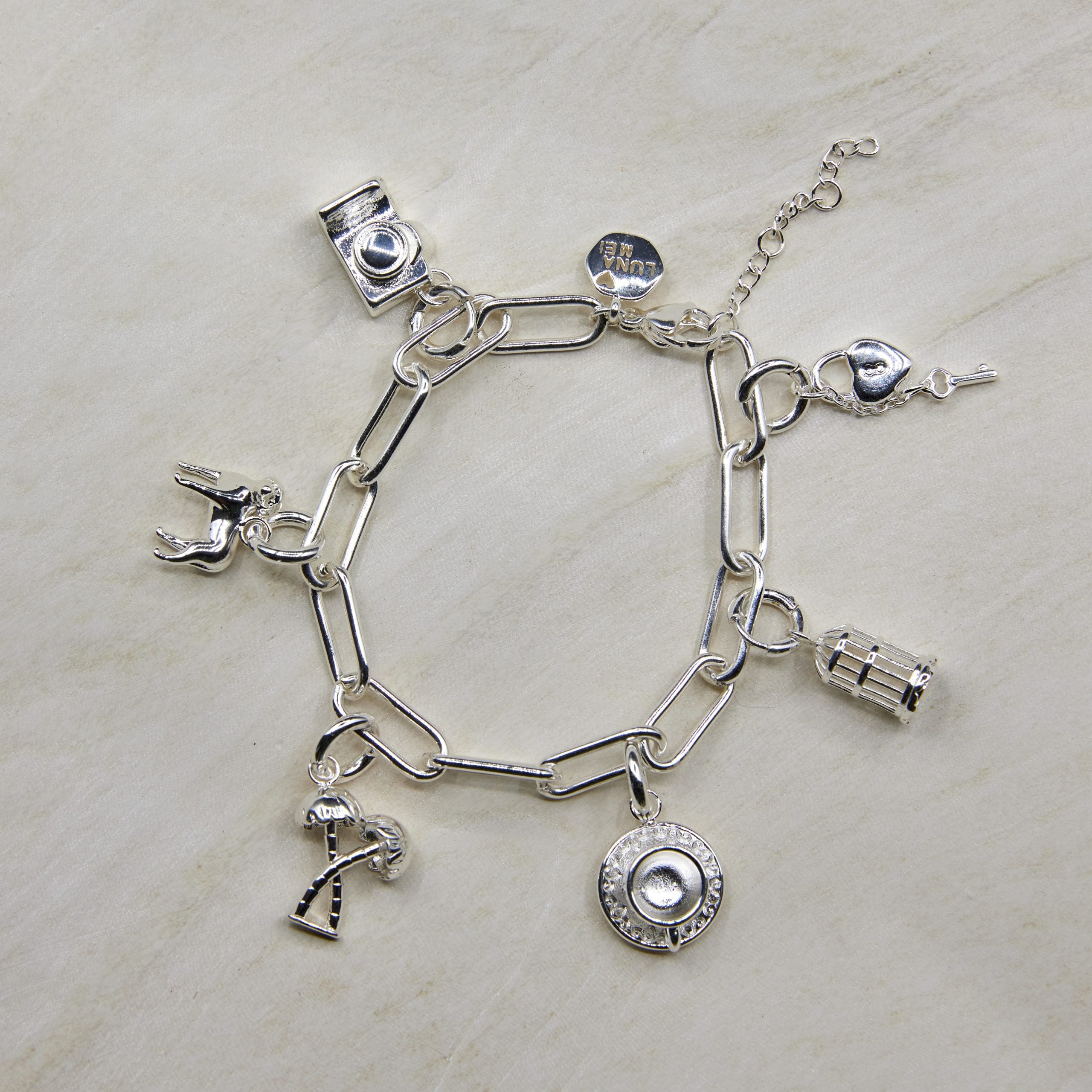 Chunky Paperclip Bracelet Silver