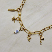 Chunky Paperclip Necklace Gold
