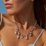 Chunky Paperclip Necklace Silver
