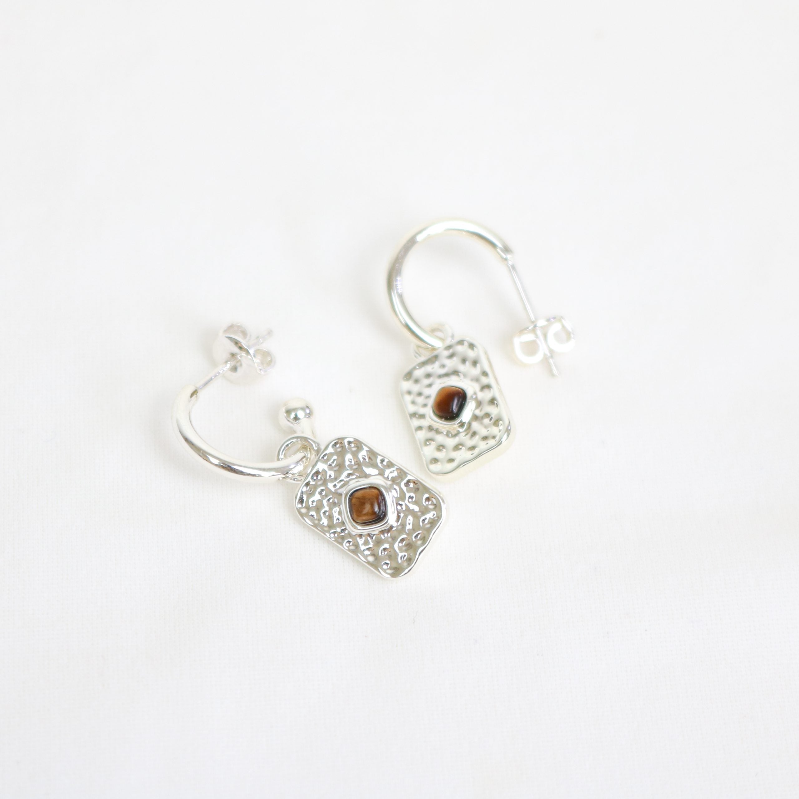 Courage Earrings Silver
