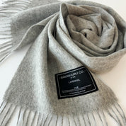 Light Grey Lambswool Scarf