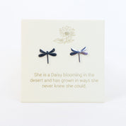 Dragonfly Earrings Silver