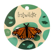 Monarch Butterfly Simplified Mini Brooch