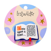 Open Book Simplified Mini Brooch