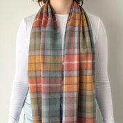 Buchanan Antique Scottish Tartan Lambswool Wide Scarf