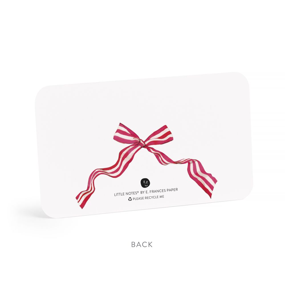 Little Notes Red Ribbon Candy