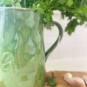 Mode Ceramic Lily Jug Green