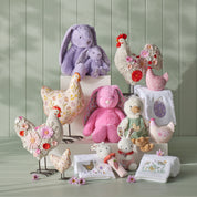 Floral Lilac Bunny Medium