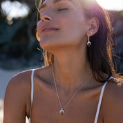 Evening Star Necklace Silver