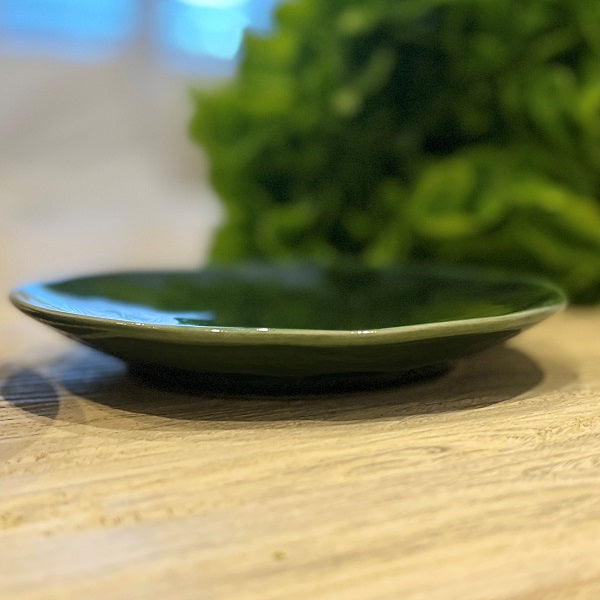 Indigo Side Plate Set Moss Green