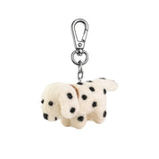Felt Spotty Dog Keychain