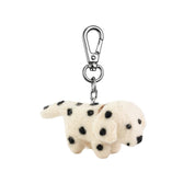 Felt Spotty Dog Keychain