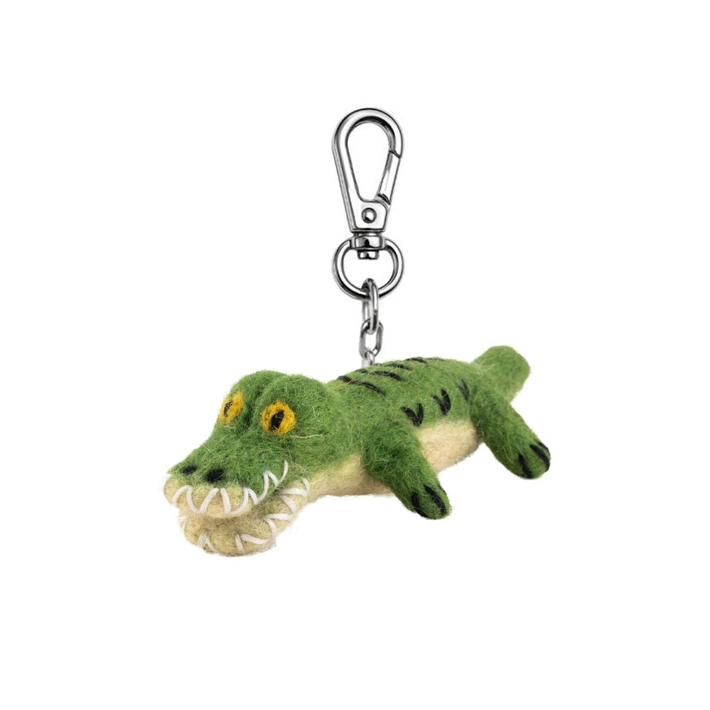 Felt Crocodile Keychain