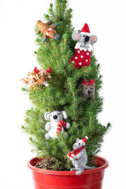 Echidna Edna Felt Christmas Decoration