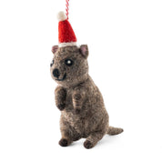 Quokka Queenie Felt Christmas Decoration