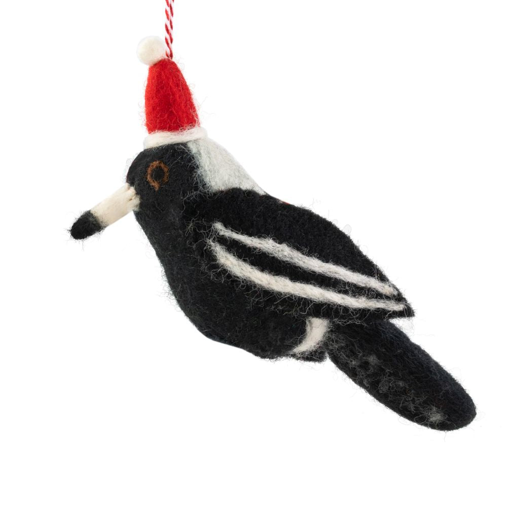 Maggie Magpie Felt Christmas Decoration
