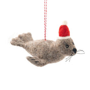 Fur Seal Seth Felt Christmas Decoration