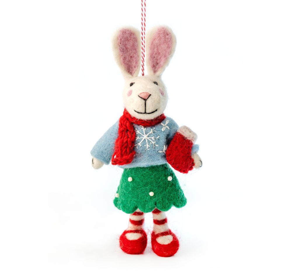 Ruby Red Shoes Felt Christmas Decoration