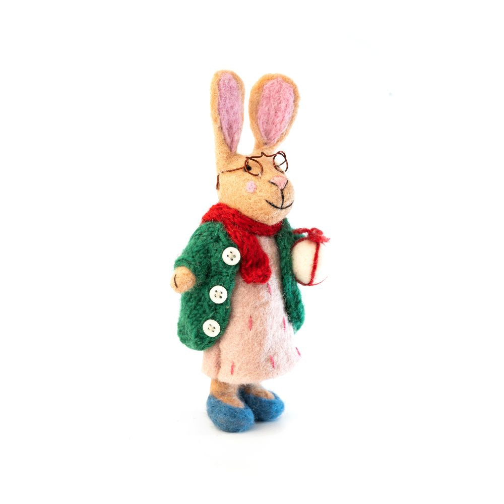 Babushka Felt Christmas Decoration