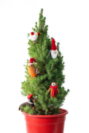 Chicken Cherie Felt Christmas Decoration