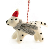 Dog Spot Felt Christmas Decoration