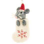 Mouse Mike Felt Christmas Decoration