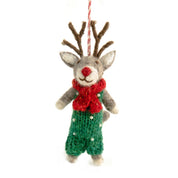 Reindeer Rocco Felt Christmas Decoration