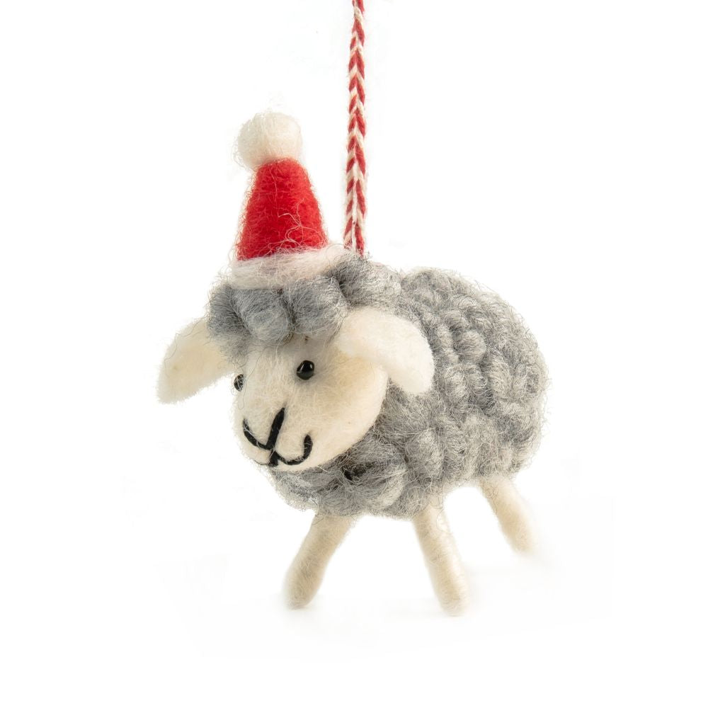 Sheep Scott Felt Christmas Decoration