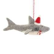 Shark Steve Felt Christmas Decoration